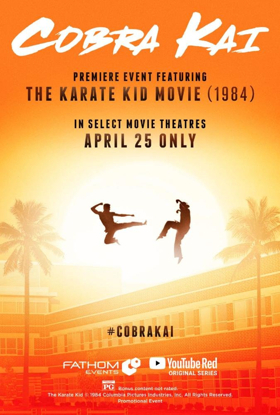 Fathom Events Brings KARATE KID & COBRA KAI Premiere to Theaters Image