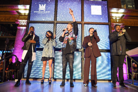 Hudson's Bay and Saks Fifth Avenue Unveils Holiday Windows With Special Guests Pentatonix Image