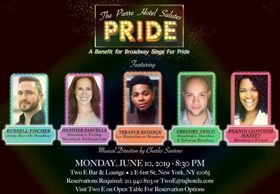The Pierre Hotel Salutes Pride with Broadway Featuring Talent from HAMILTON, WICKED and More 