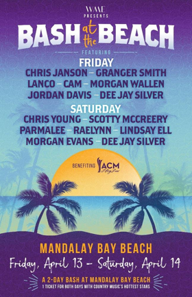 Lineup Announced For WME'S 2nd ANNUAL BASH AT THE BEACH 4/13-4/14 In Las Vegas Image