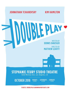 World Premiere Comedy DOUBLE PLAY Opens Oct. 5 at Stephanie Feury Stage Theatre 