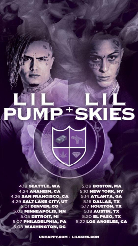 Lil Pump Announces Headlining Tour With Lil Skies 