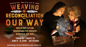 Native Earth Presents A Vancouver Moving Theatre Production WEAVING RECONCILIATION: OUR WAY Image