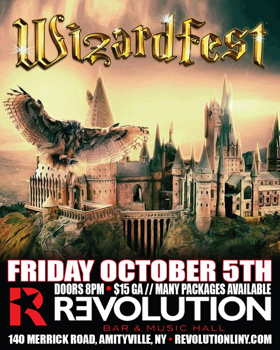 Harry Potter Pop-Up Party Comes to Revolution Bar & Music Hall, Amityville 10/5 
