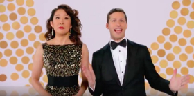 VIDEO: Andy Samberg and Sandra Oh Get Viewers Ready for the GOLDEN GLOBE AWARDS In New Promos Image