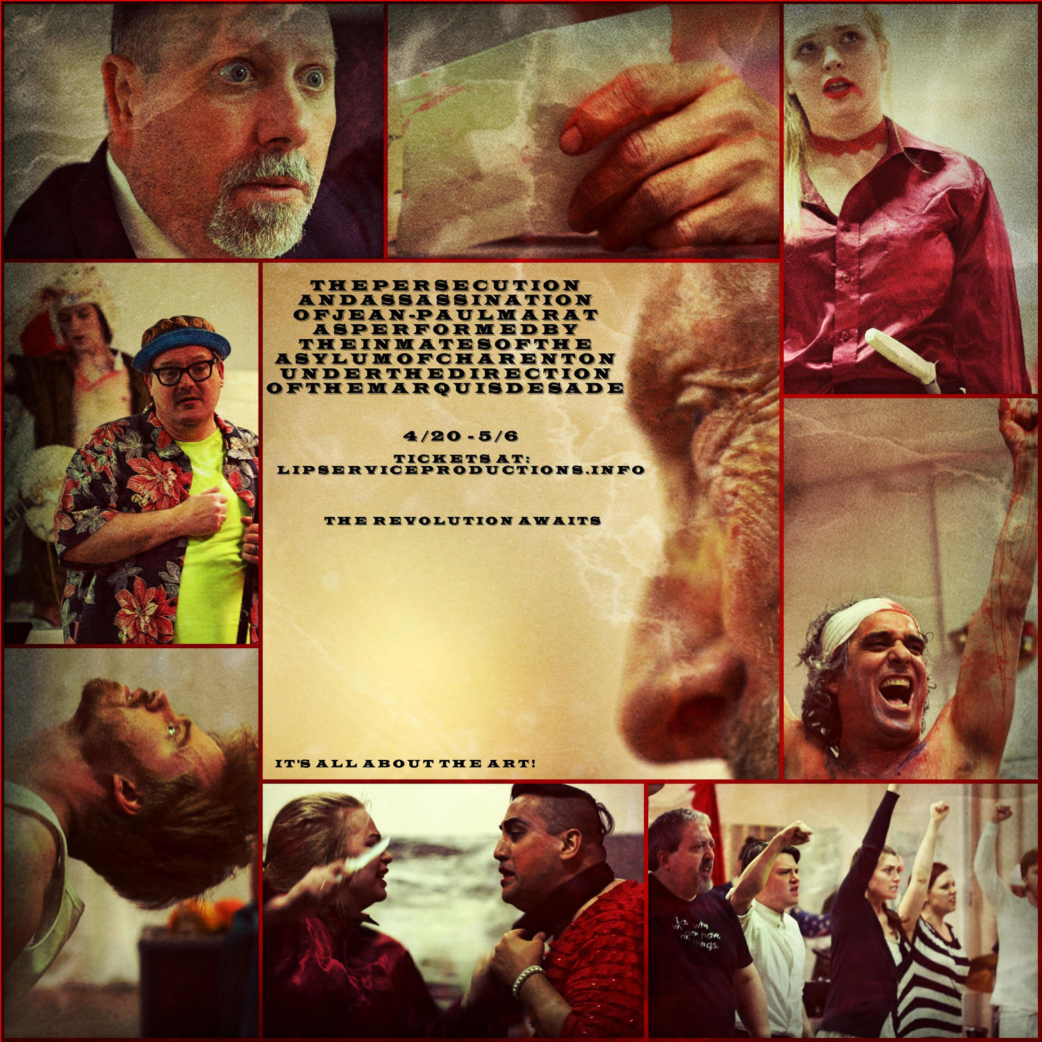 L.I.P Service's MARAT/SADE Continues through May 6th Image