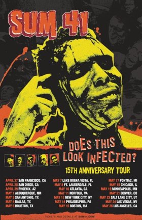 Sum 41 Brings Does This Look Infected? 15th Anniversary Tour to New York City 