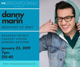 Danny Marin's Back With An All New Cabaret: MEDIOCRE AT BEST Image