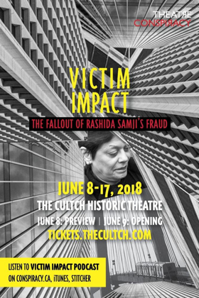 Theatre Conspiracy Presents The World Premiere Of VICTIM IMPACT 