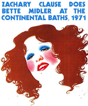 Zachary Clause Does Bette Midler at The Continental Baths, 1971 December 16th, 2017 at the RRAZZ ROOM New Hope, PA 