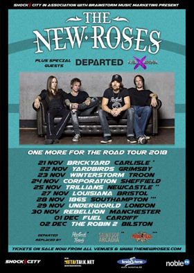 The New Roses to Start 'One More For The Road' 2018 UK Tour 
