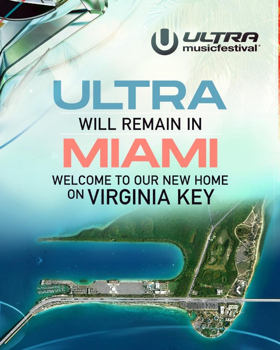 Ultra Music Festival Relocates to Virginia Key 