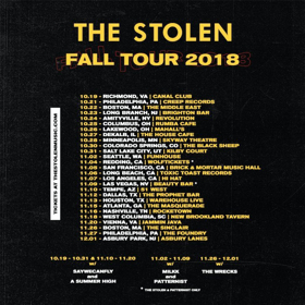 The Stolen Announce North American Fall Tour 