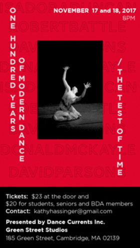 Dance Currents, Inc. to Present 100 YEARS OF MODERN DANCE/THE TEST OF TIME Image