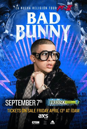 Urban Music Sensation BAD BUNNY Comes to Selland Arena 