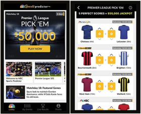 NBC Sports Launches 'Predictor' App, Offering $5,000 in Prizes Ever Week Image