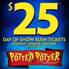 POTTED POTTER Announces Rush Tickets, Extension in Chicago 