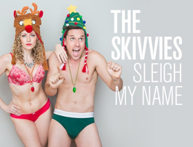 New York Undie Rockers The Skivvies to Strip Down at City Theatre in SLEIGH MY NAME 