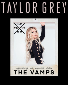 Taylor Grey to Join The Vamps on 'Four Corners' Tour for Select Dates in UK Image