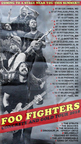 The Foo Fighters Release Additional Tour Dates 