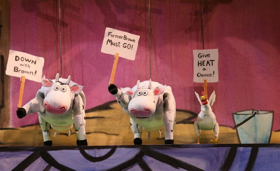 CLICK, CLACK, MOO: COWS THAT TYPE Brings Farmhouse Fun to Center for Puppetry Arts  Image