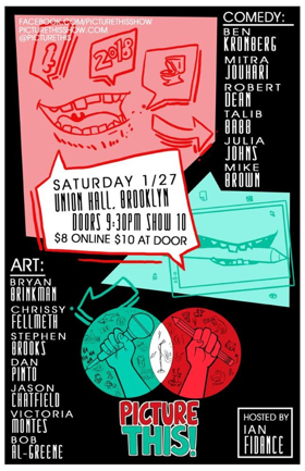 Live Animated Comedy Show PICTURE THIS Comes to Union Hall Image
