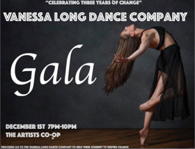 Vanessa Long Dance Company to Celebrate Third Year with Fundraising Gala 