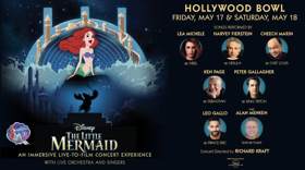 THE LITTLE MERMAID at the Hollywood Bowl to Star Lea Michele, Harvey Fierstein, Peter Gallagher & More... 