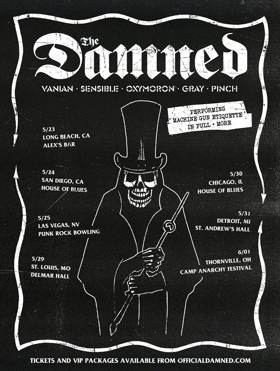 The Damned Announces U.S. Tour Dates with Paul Gray 