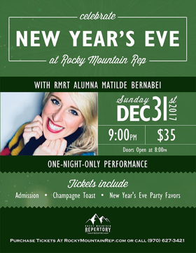 Rocky Mountain Repertory Theatre to Ring in the New Year with Performance by Matilde Bernabei  Image