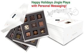 ChocoVoice by MICHEL CLUIZEL is an Inspired Gift of Fine Chocolates with a Jingle or Recorded Message Image
