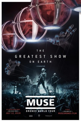 MUSE to Release DRONES WORLD TOUR In Cinemas Worldwide Thursday, July 12 