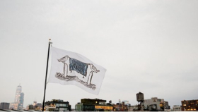 Creative Time Raises Artist Ann Hamilton's PLEDGES OF ALLEGIANCE Flag Image