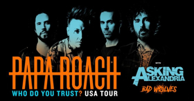 Papa Roach Announce 'Who Do You Trust? Tour' Image