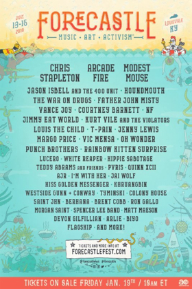 Chris Stapleton, Arcade Fire Among Forecastle Festival Initial 2018 Lineup Image