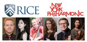 Six Rice Students Tapped for NY Phil's Global Academy Fellowship Program 