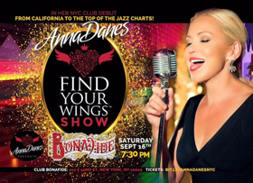 Billboard Chart-Topping Jazz Vocalist Anna Danes Soars On FIND YOUR WINGS 