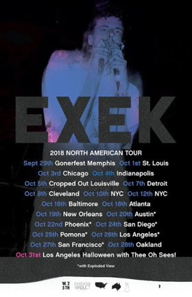 EXEK Announce Fall 2018 North American Tour Image