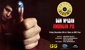 Don McLean's 'American Pie' Album Featured On BBC's Channel Four Tonight 