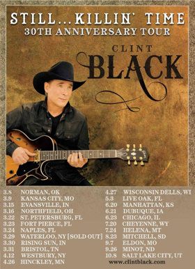 Clint Black Announces 'Still Killin' Time' Tour Dates  Image