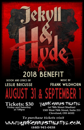 Benefit Concert Production of JEKYLL & HYDE Comes to the Blank Canvas Theatre 