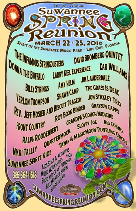 Suwannee Spring Reunion w/ The Infamous Stringdusters & More Set for March 