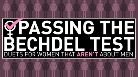 54 Below Hosts PASSING THE BECHDEL TEST: DUETS FOR WOMEN THAT AREN'T ABOUT MEN 