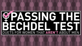 54 Below Hosts PASSING THE BECHDEL TEST: DUETS FOR WOMEN THAT AREN'T ABOUT MEN Image