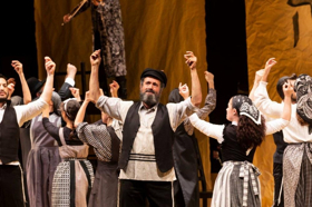 Joel Grey's Yiddish FIDDLER ON THE ROOF Eyes Broadway Transfer Image