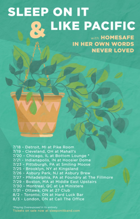 Sleep On It Announce Co-Headline Tour with Like Pacific Image