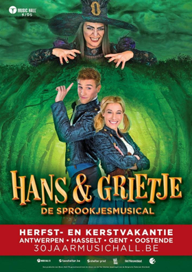 Music Hall lanceert eerste single én clip van gloednieuwe sprookjesmusical 'Hans en Grietje'  Image