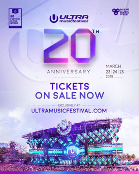 ULTRA Music Festival Announces 20th Anniversary Phase 2 Lineup 