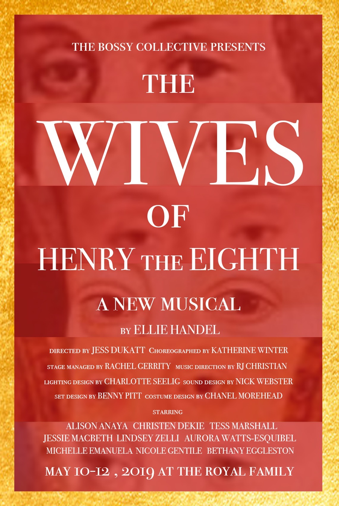 The Bossy Collective Presents New Musical THE WIVES OF HENRY THE EIGHTH  Image