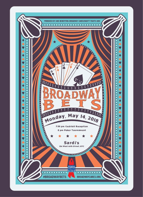 Broadway Stars Will Play Poker at BROADWAY BETS for Broadway Cares/Equity Fights AIDS Image
